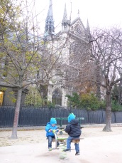A little playground near the Notre Dame